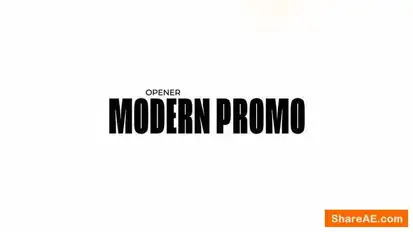 Modern Promo Openers template preview