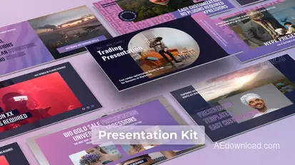 Modern Promo Business Presentation Video Displays template preview
