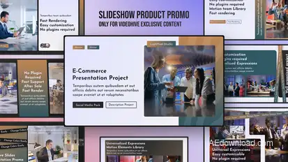 Modern Promo Business Slideshow Product Promo template preview