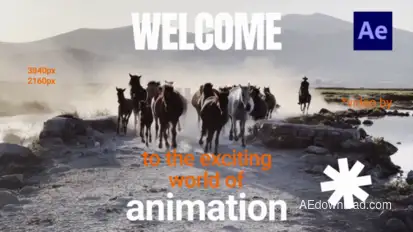 Modern Promo Opener /Ae Openers template preview