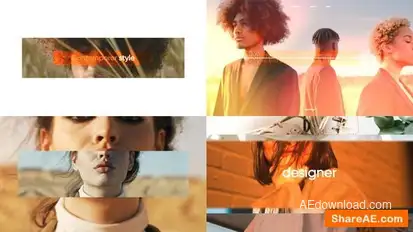 Modern Promo Video Slideshow Openers template preview