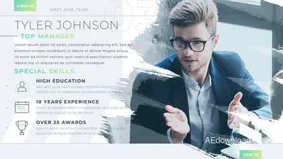 Modern Promotion Corporate Video Displays template preview