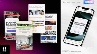 Modern Real Estate Instagram Stories Video Displays template preview