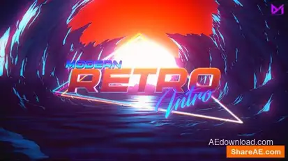 Modern Retro Intro Openers template preview