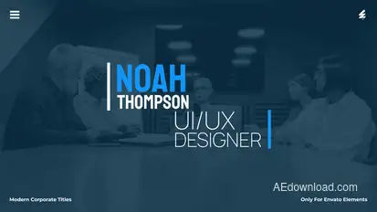 Modern Simple Titles /Ae Titles template preview