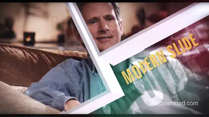 Modern Slide Video Displays template preview