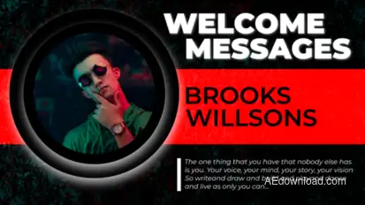 Modern Slides Video Displays template preview