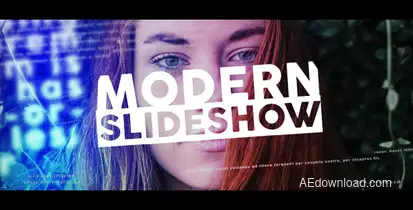 Modern Slideshow Openers template preview