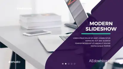 Modern Slideshow Video Displays template preview