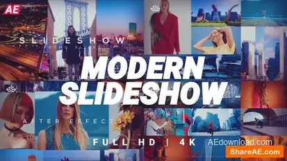 Modern Slideshow Openers template preview