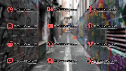 Modern Social Media Pack Elements template preview