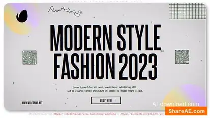 Modern Style Fashion 2023 Openers template preview