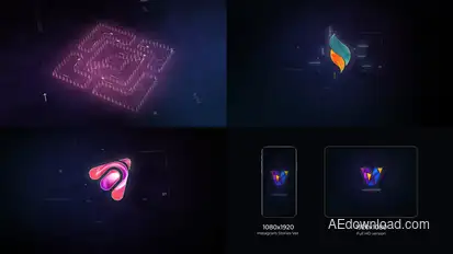 Modern Tech Logo Logo Stings template preview