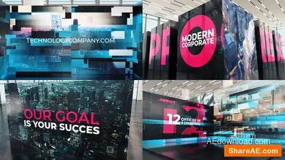 Modern Technology Corporate Trailer | Promo | Presentation | Opener Openers template preview