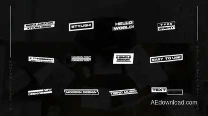 Modern Titles 2.0 | After Effects Titles template preview