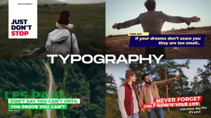 Modern Titles 3.0 - AE Titles template preview