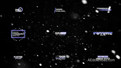 Modern Titles Titles template preview