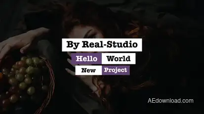 Modern Titles | AE Titles template preview