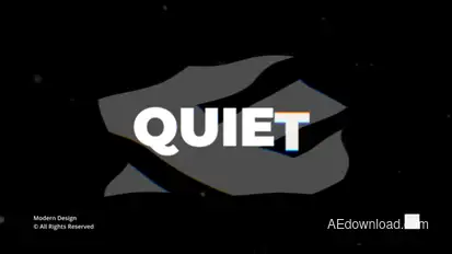 Modern Titles | AE Titles template preview