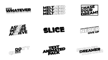 Modern Titles | AE Titles template preview