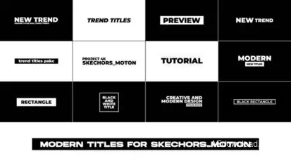 Modern Titles | After Effects Titles template preview