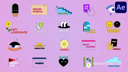 Modern Titles for After Effects Titles template preview