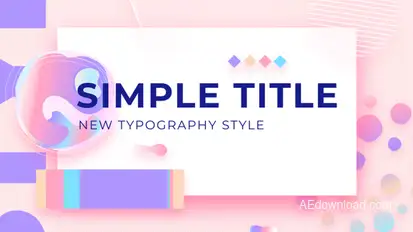 Modern Typography Opener Openers template preview
