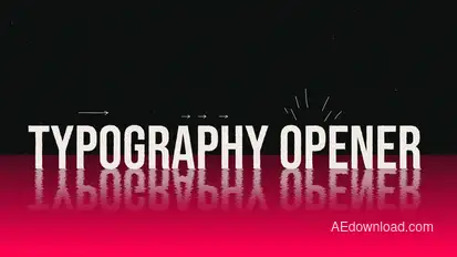 Modern Typography Opener Video Openers template preview