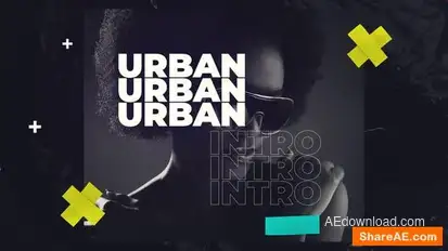 Modern Urban Intro Openers template preview