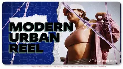 Modern Urban Reel Openers template preview