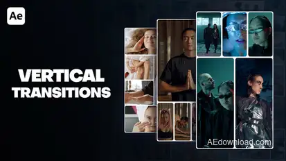 Modern Vertical Transitions Elements template preview