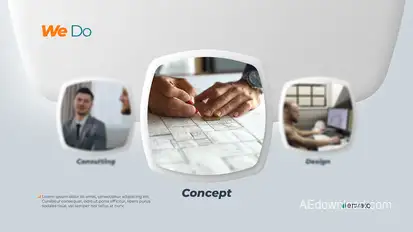 Momento Corporate Presentation Video Displays template preview