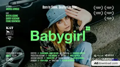 Monday Cinematic Title Titles template preview