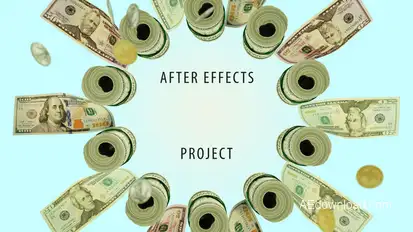Money Dance Dollar Logo Stings template preview