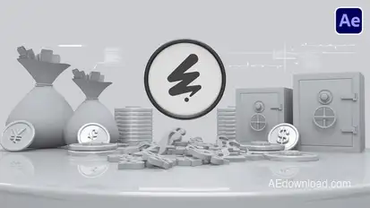 Money Logo Reveal Logo Stings template preview