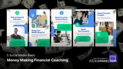 Money Making Coaching Podcast - Instagram Reels Product Promo template preview