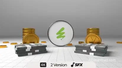 Money Reveal Logo Stings template preview