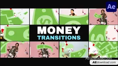 Money Transitions | After Effects Elements template preview