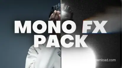 Mono FX Pack: High-Contrast Monochrome & Invert FX Toolkit for After Effects Elements template preview