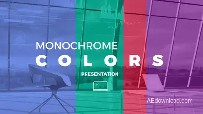 Monochrome Colors Presentation Product Promo template preview