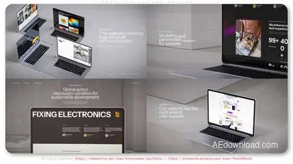 Monolite Laptop Mockup Product Promo template preview