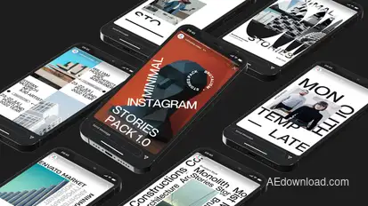 Monolith - Instagram Stories broadcast-packages template preview