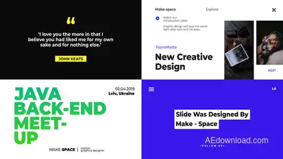 Mood Typography and Titles Titles template preview