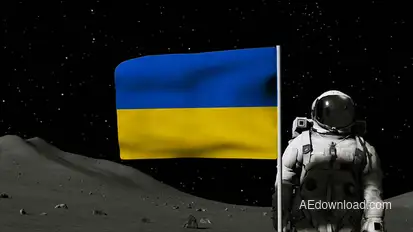 Moon Flag Logo Logo Stings template preview