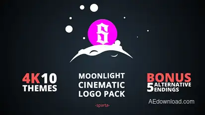 Moonlight Cinematic Logo Pack Logo Stings template preview