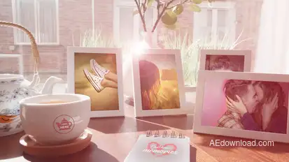 Morning Sunshine Slideshow Video Displays template preview