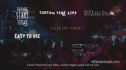 Morphing Glitch Titles Titles template preview