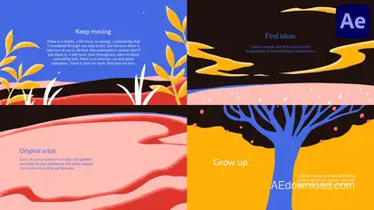 Morphing Typography for After Effects Titles template preview