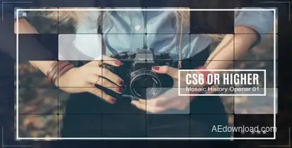 Mosaic History Opener Openers template preview