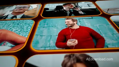 Mosaic Logo Logo Stings template preview